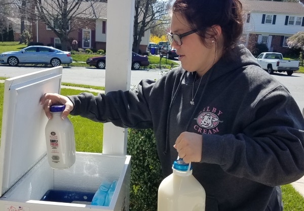 Delivering Milk the Old-Fashioned Way