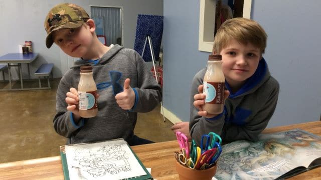 Dairy farmers support Schuylerville Youth Center with donated milk and cooler