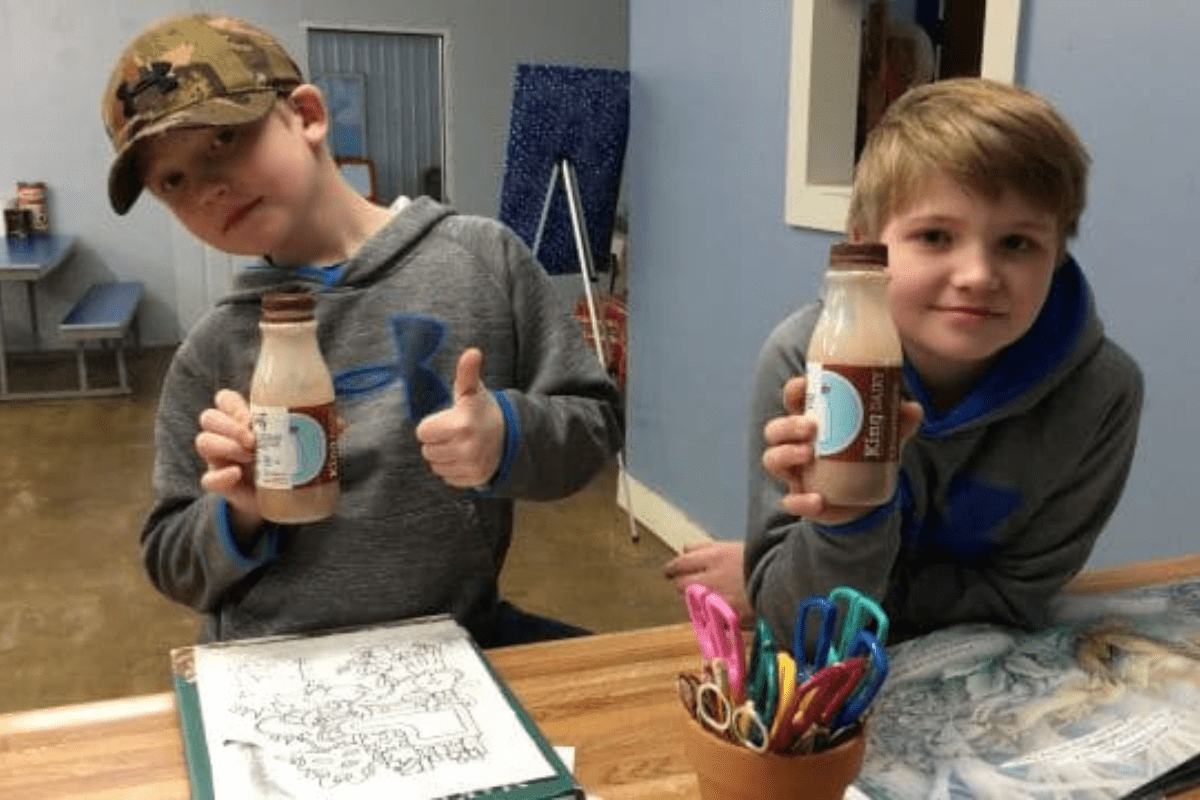 Dairy farmers support Schuylerville Youth Center with donated milk and cooler