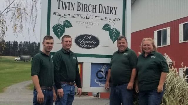 New York Farm — Twin Birch Dairy — Named National Sustainability Award Winner
