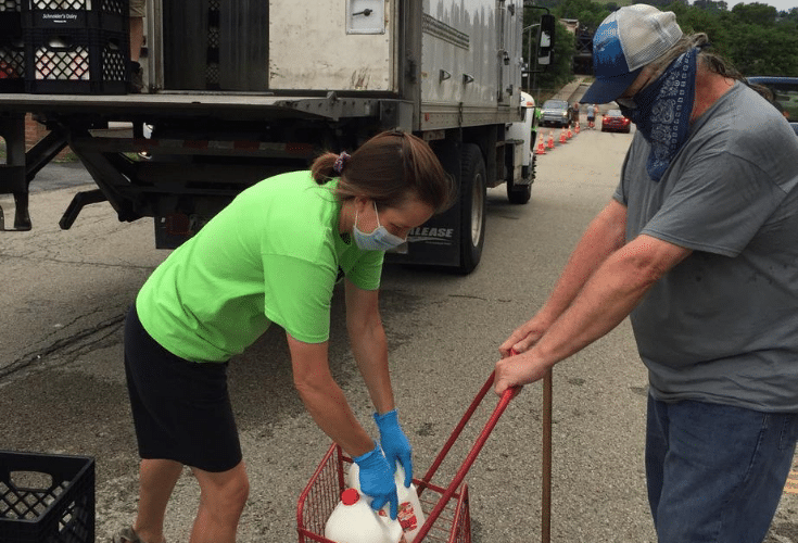 American Dairy Association North East Helps Distribute 247,500 Gallons of Milk in July — Nearly 650,000 Gallons in Total