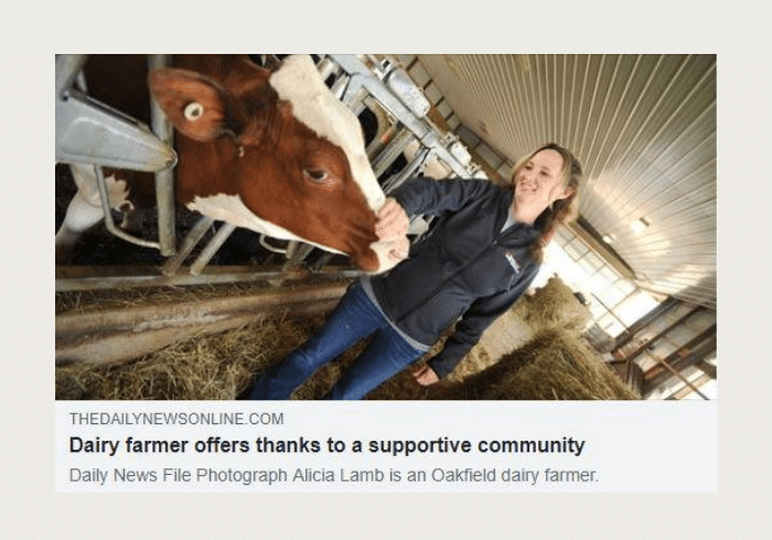 Dairy Farmer’s Letter to the Editor Reminds Consumers that Milk is Local and Nutritious