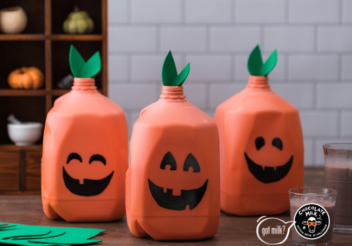 Upcycle Milk Jugs into Halloween Crafts