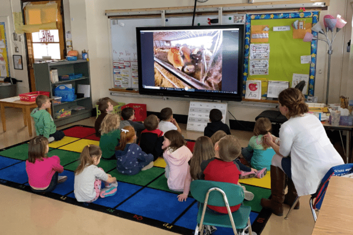 Students Visit Dairy Farms Virtually