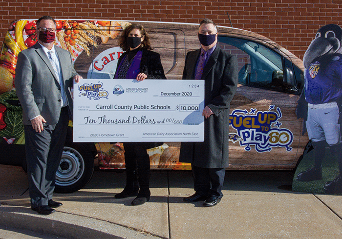 Dairy Farmers Partner with Baltimore Ravens to Get Milk and Meals to Students