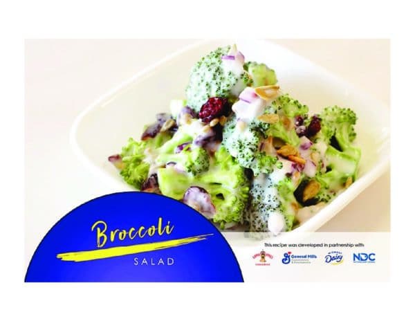 Lunch – Creamy Broccoli Cranberry Salad