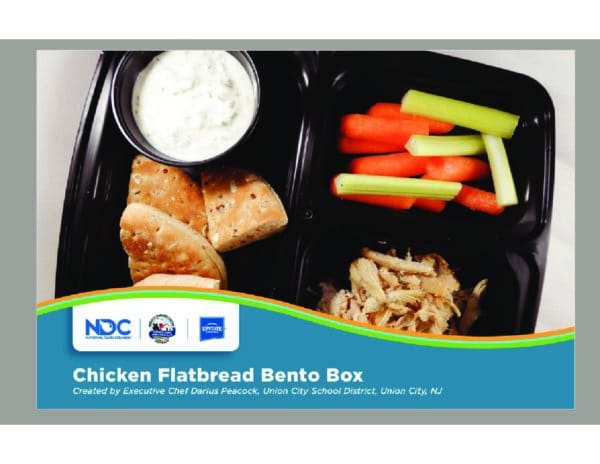 Chicken Flatbread Bento Box