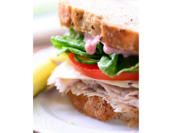 Lunch – Turkey Cranberry Spread Sandwich