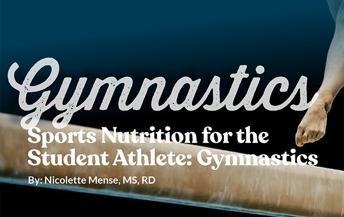 Sports Nutrition for Gymnastics graphic