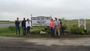 IMG_3167 Family standing at the entrance of Oakland View Farms