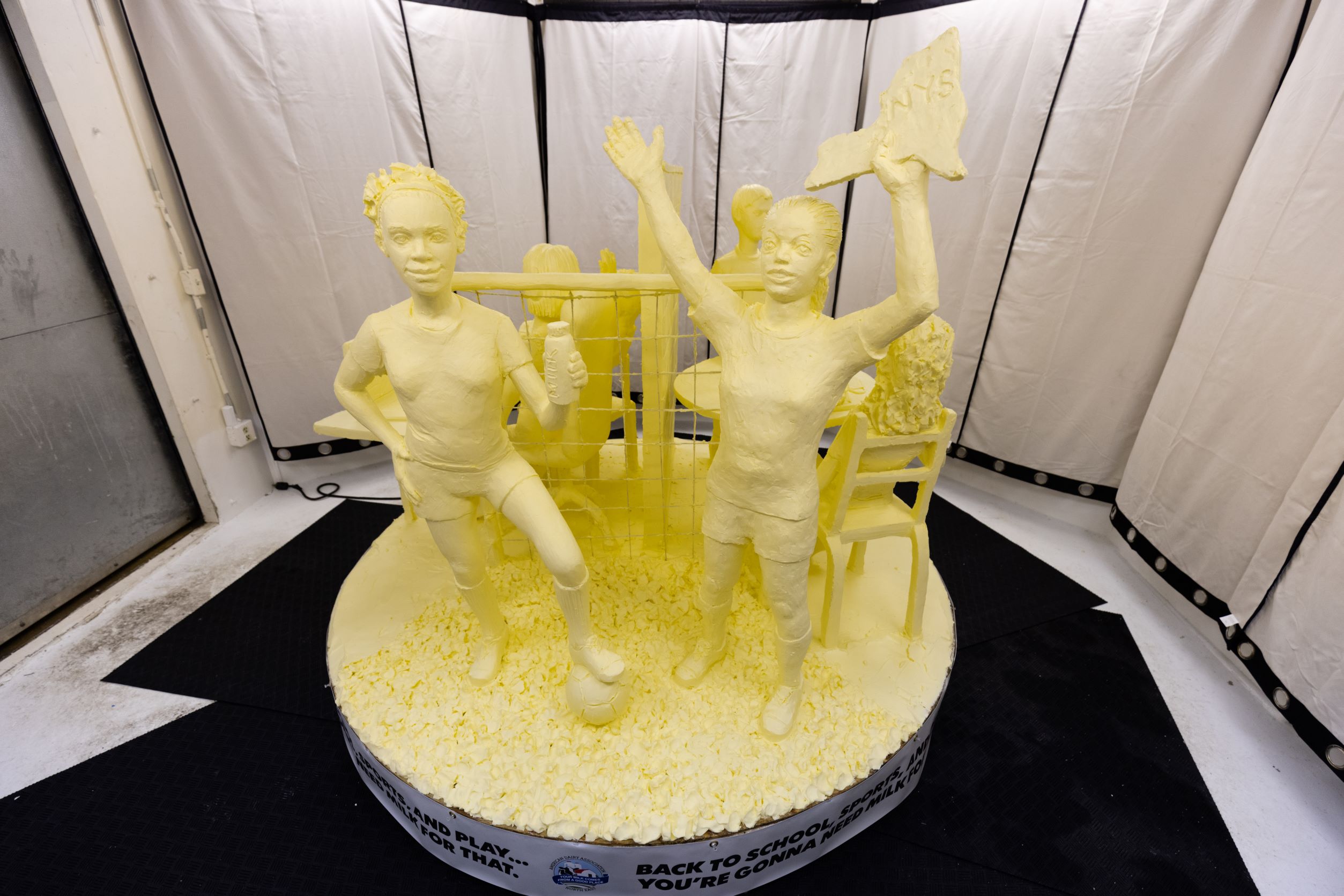 Back to Sports 2021 New York State Fair Butter Sculpture