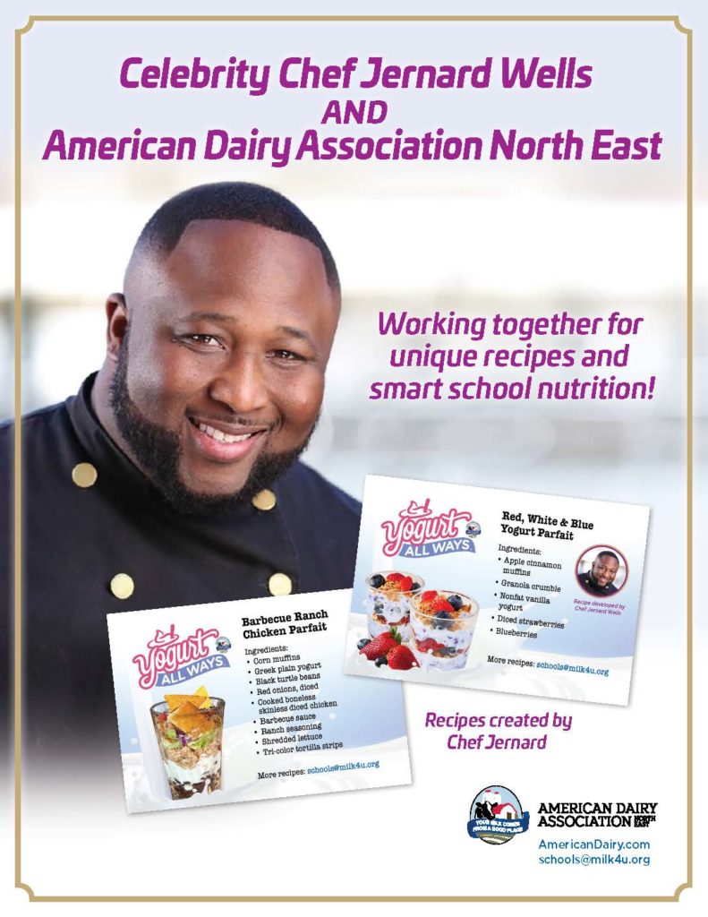 Advertisement for Jernard Williams and American Dairy