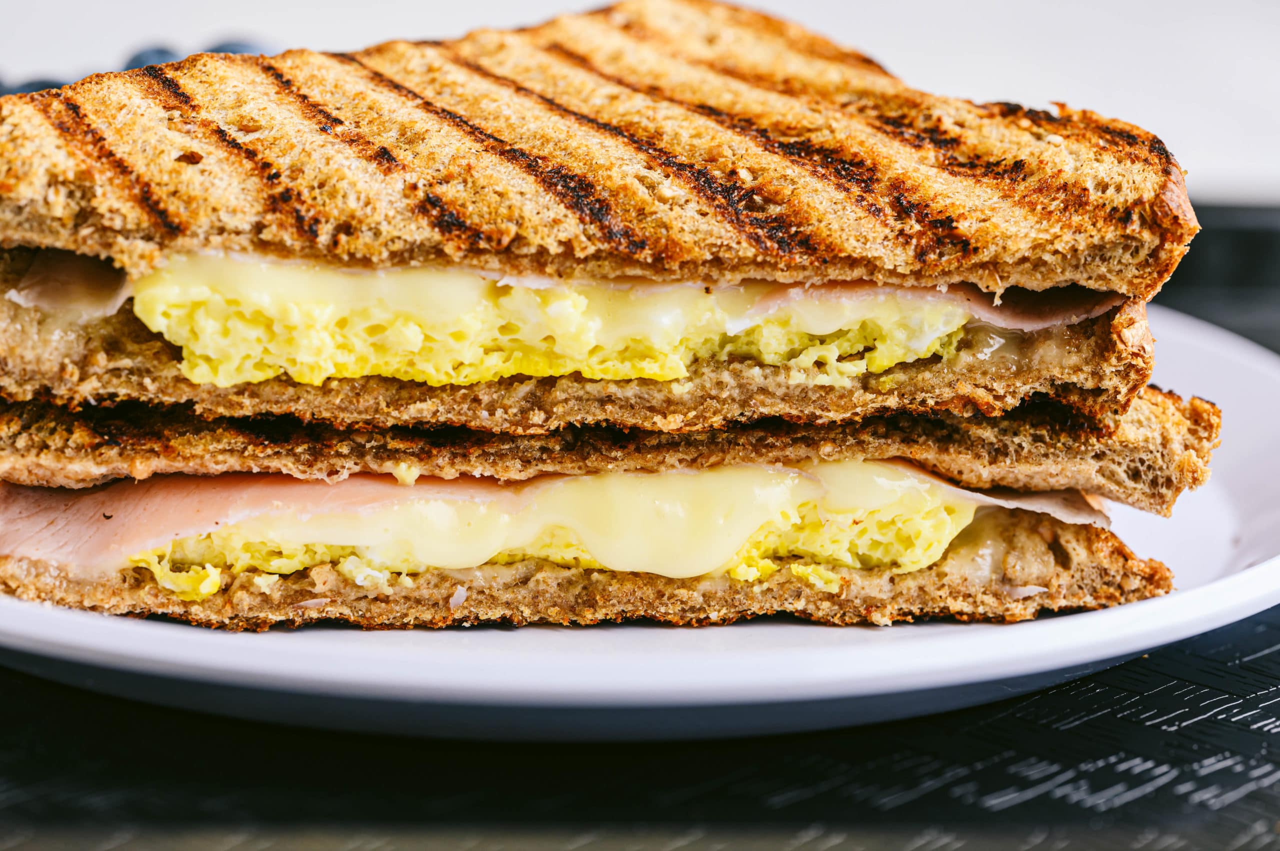 Breakfast – Ham and Cheese Breakfast Panini