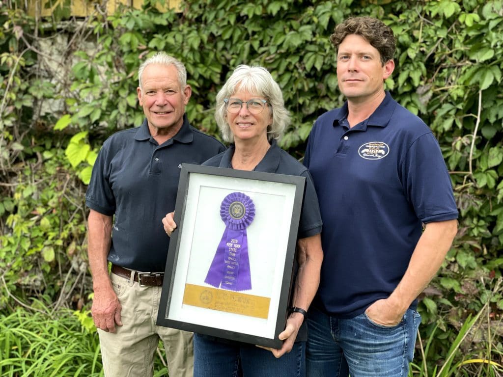 farmers with an award