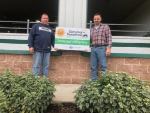 1. 2021 DFT sign Zimmerman.Nevin sweatshirt Merle flannel Zimmerman farmers holding a sign