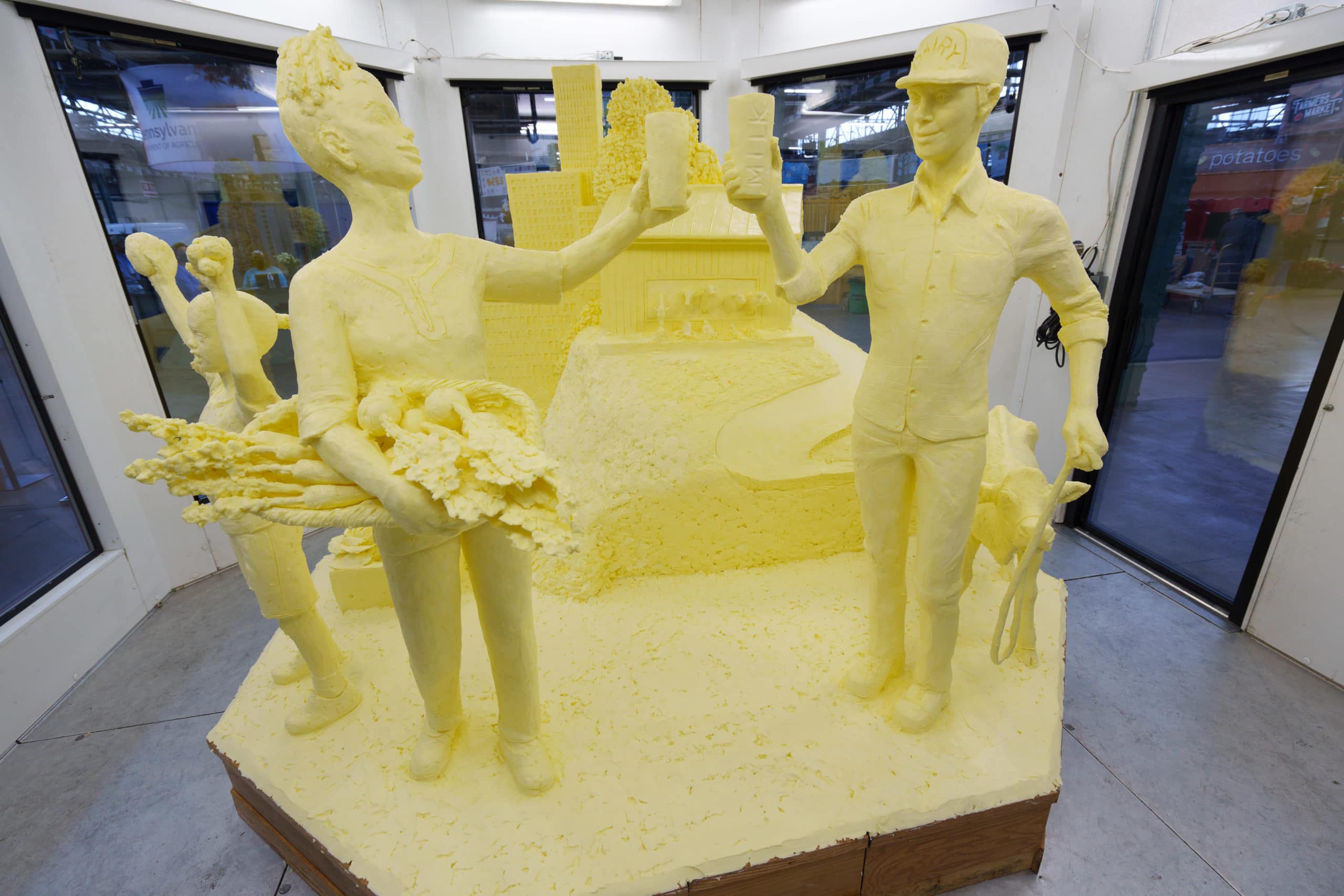 Harvesting More, Together Butter Sculpture 2022