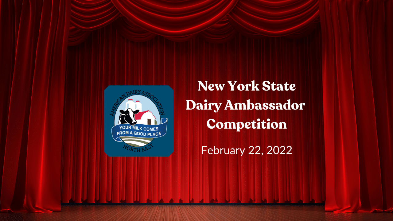 Dairy Promoters Compete in New York State Dairy Ambassador Competition