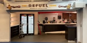 Refuel Zone of the armory
