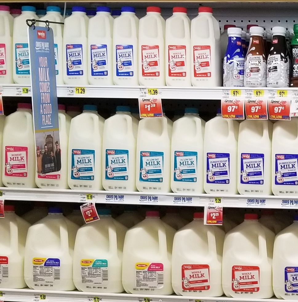 Dairy Checkoff Helps Secure Milk in Deli Coolers in Weis Markets