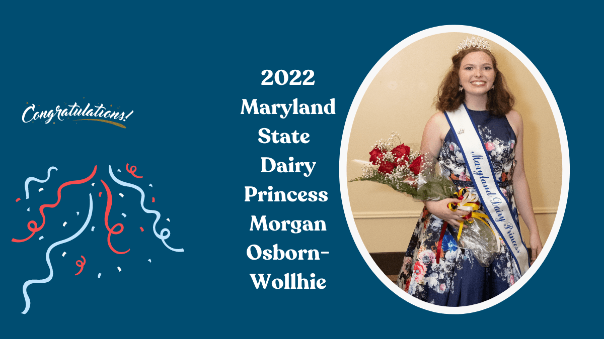 Carroll County Dairy Promoter Named 60th Maryland State Dairy Princess