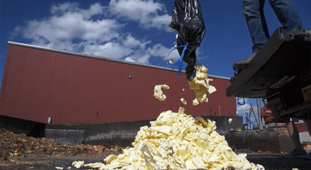 New York State Fair 800-Pound Butter Sculpture Recycled Into Energy At Western New York Dairy Farm