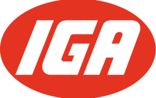 The 'IGA' logo.