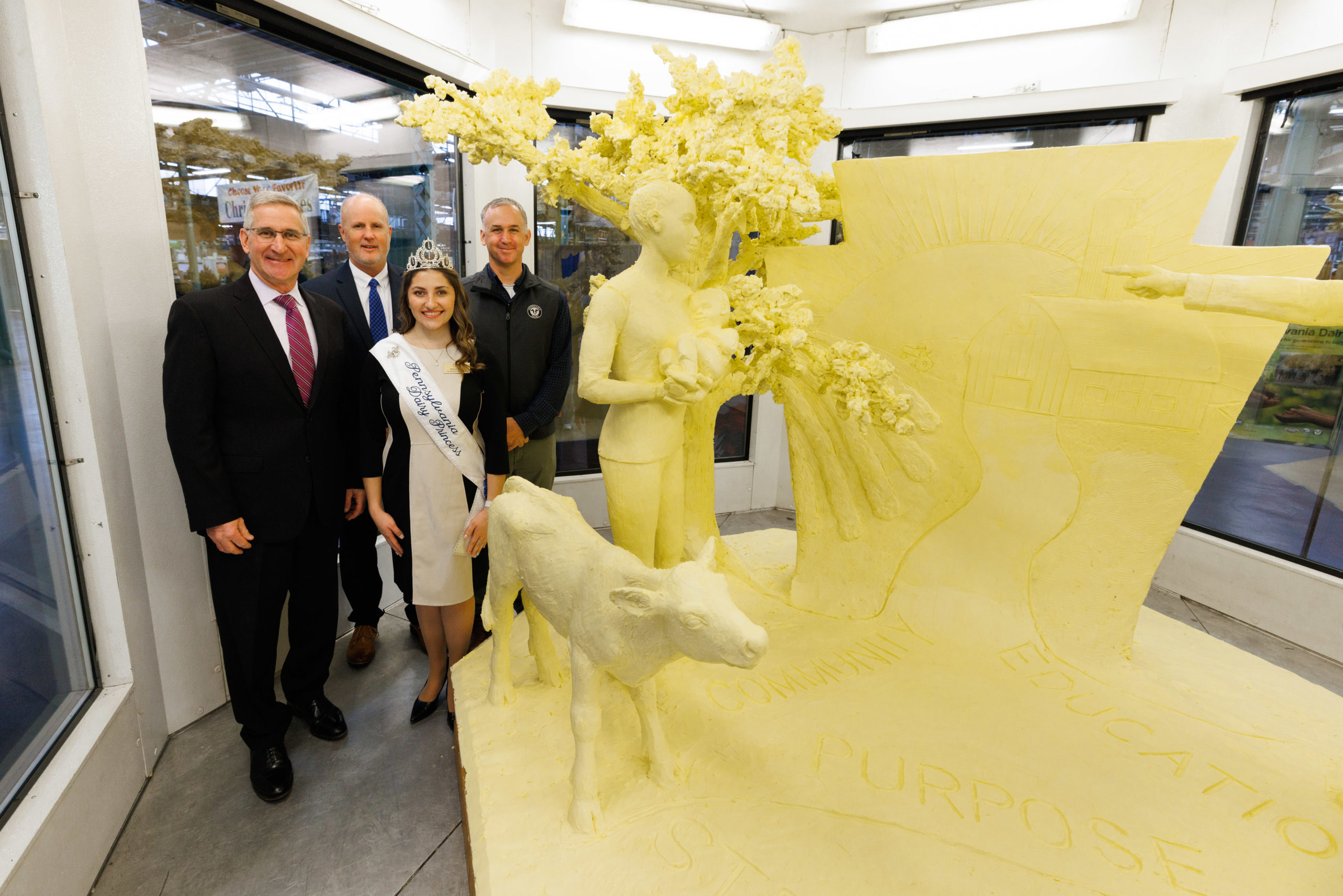 Butter Sculpture Unveiled