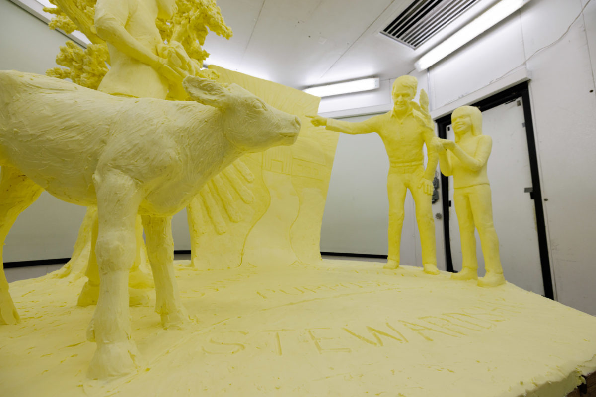 32nd Butter Sculpture Unveiled “Pennsylvania Dairy Rooted in Progress