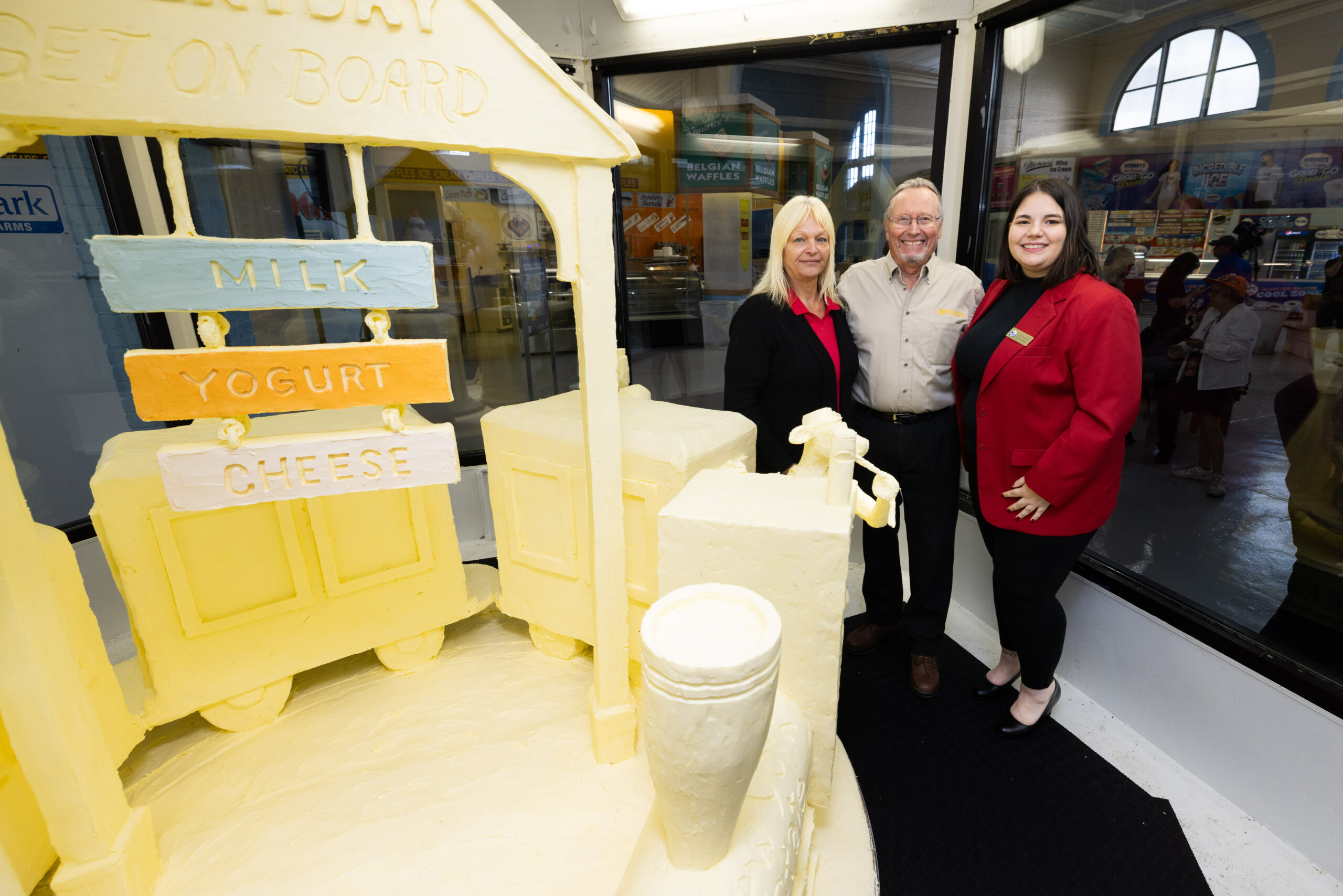 55th Annual American Dairy Association North East Butter Sculpture Unveiled at New York State Fair