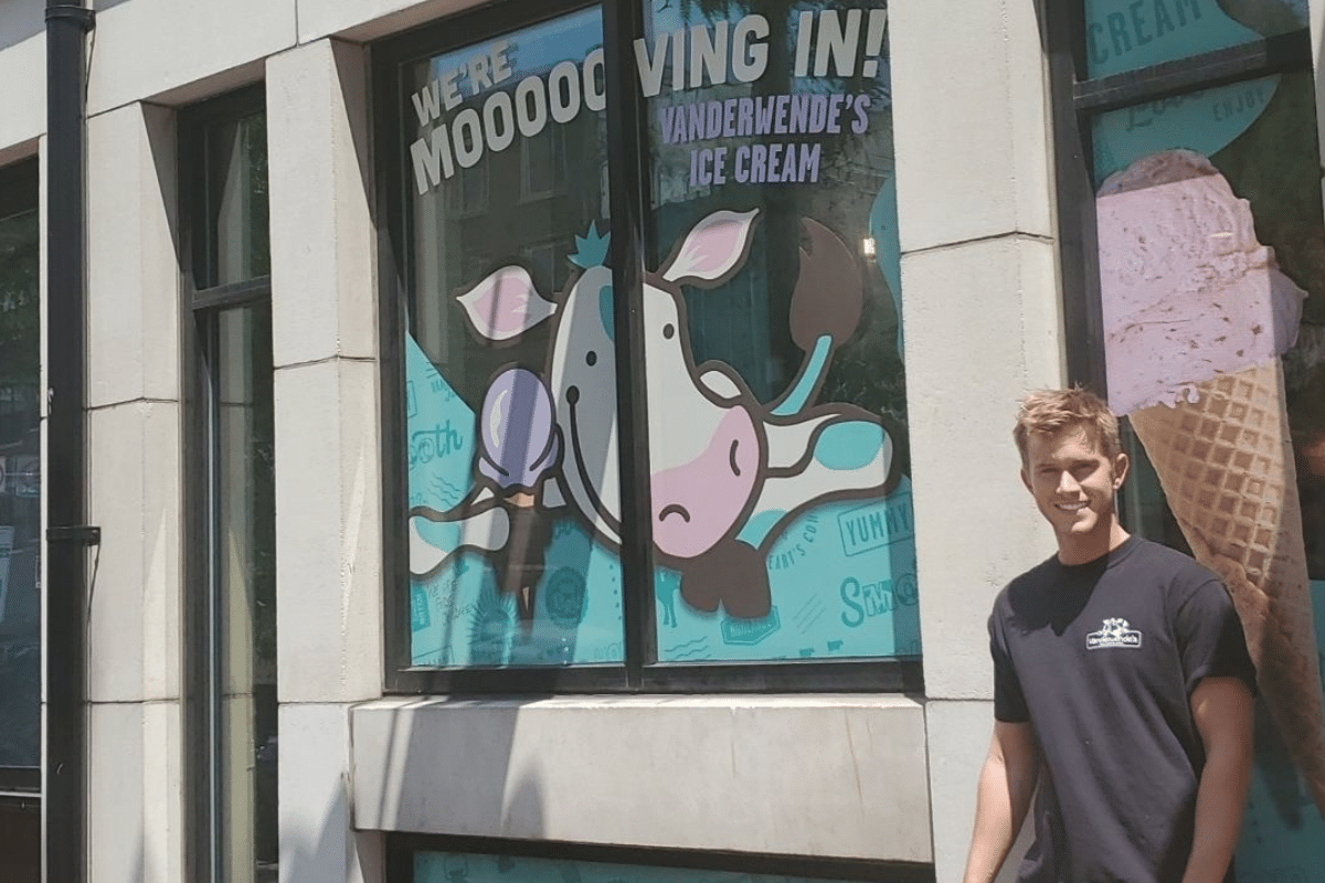 Ice Cream Connects Shop Owner with Family Dairy Farm