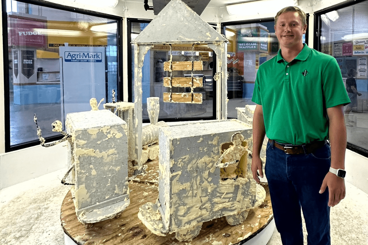 800-Pound Butter Sculpture Recycled into Energy at Western New York Dairy Farm