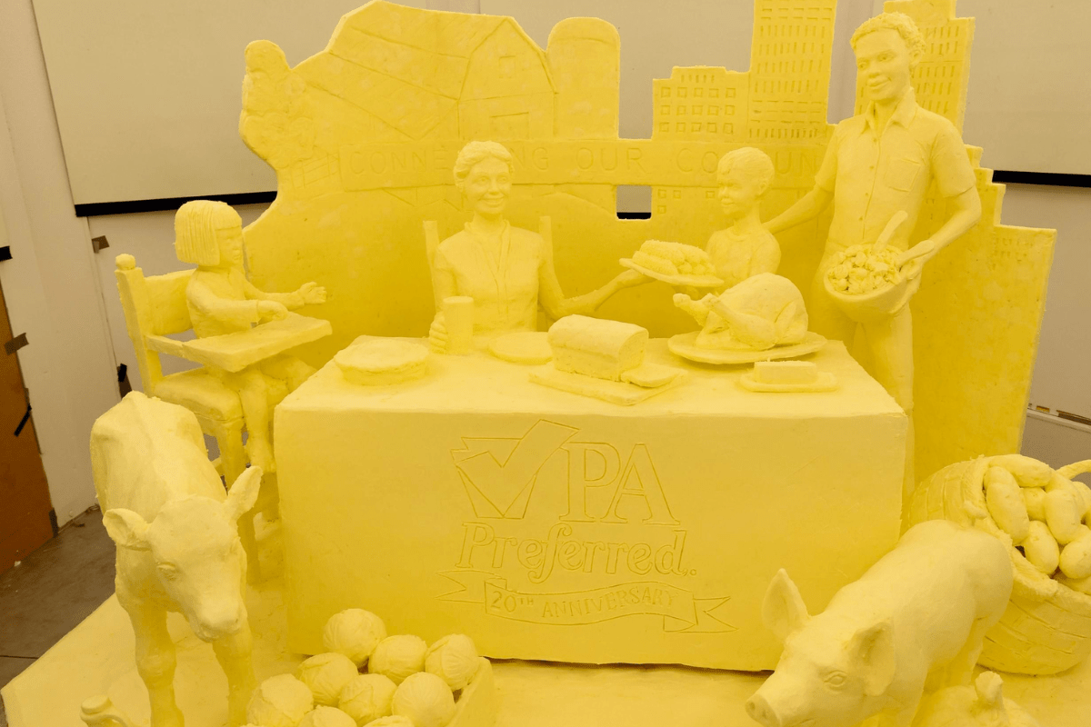 33rd Butter Sculpture Unveiled: “Table for All: Pennsylvania Dairy Connects Communities”