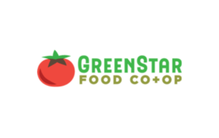 The "Green Star Food Co+Op" logo.