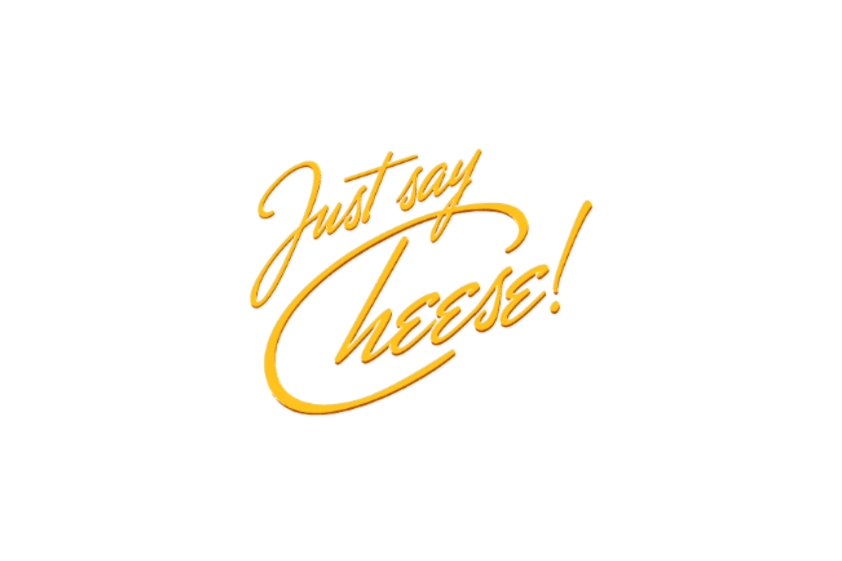 The 'Just say Cheese!' logo.