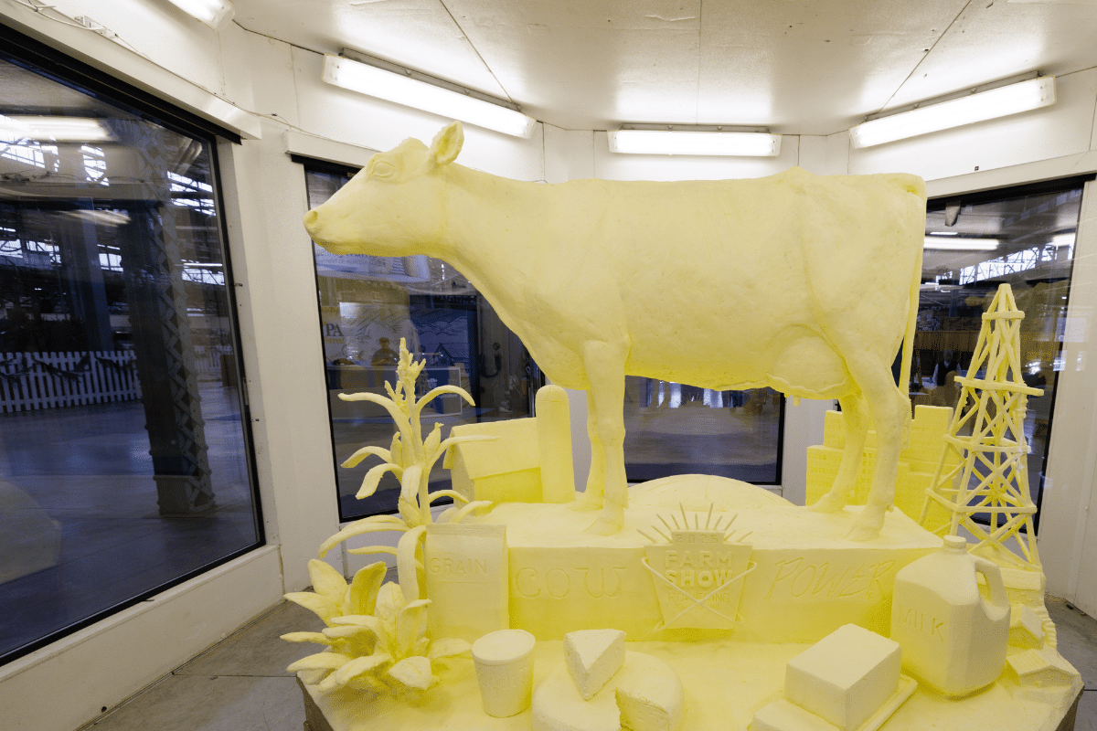 34th Butter Sculpture Unveiled: “From Moo to Marvel: Dairy Cows Power Pennsylvania”