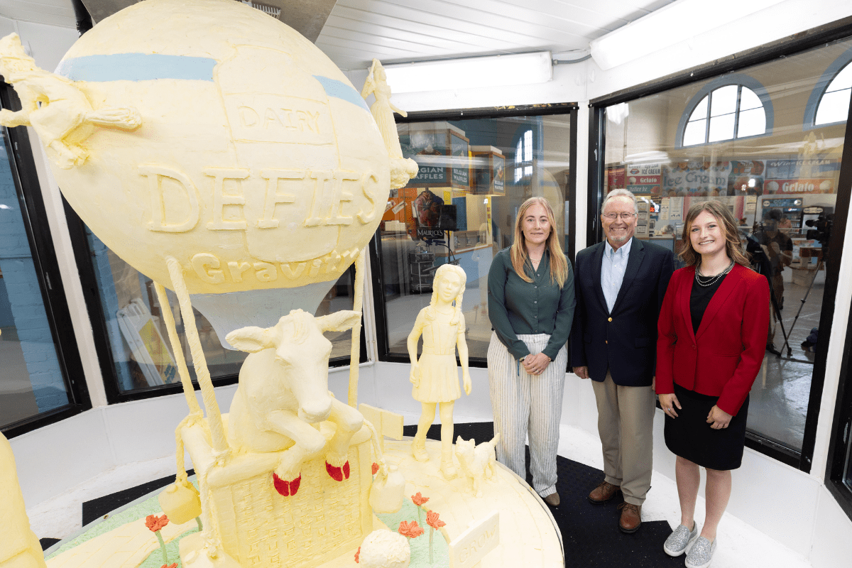 Butter Sculpture Lifts Dairy to New Heights