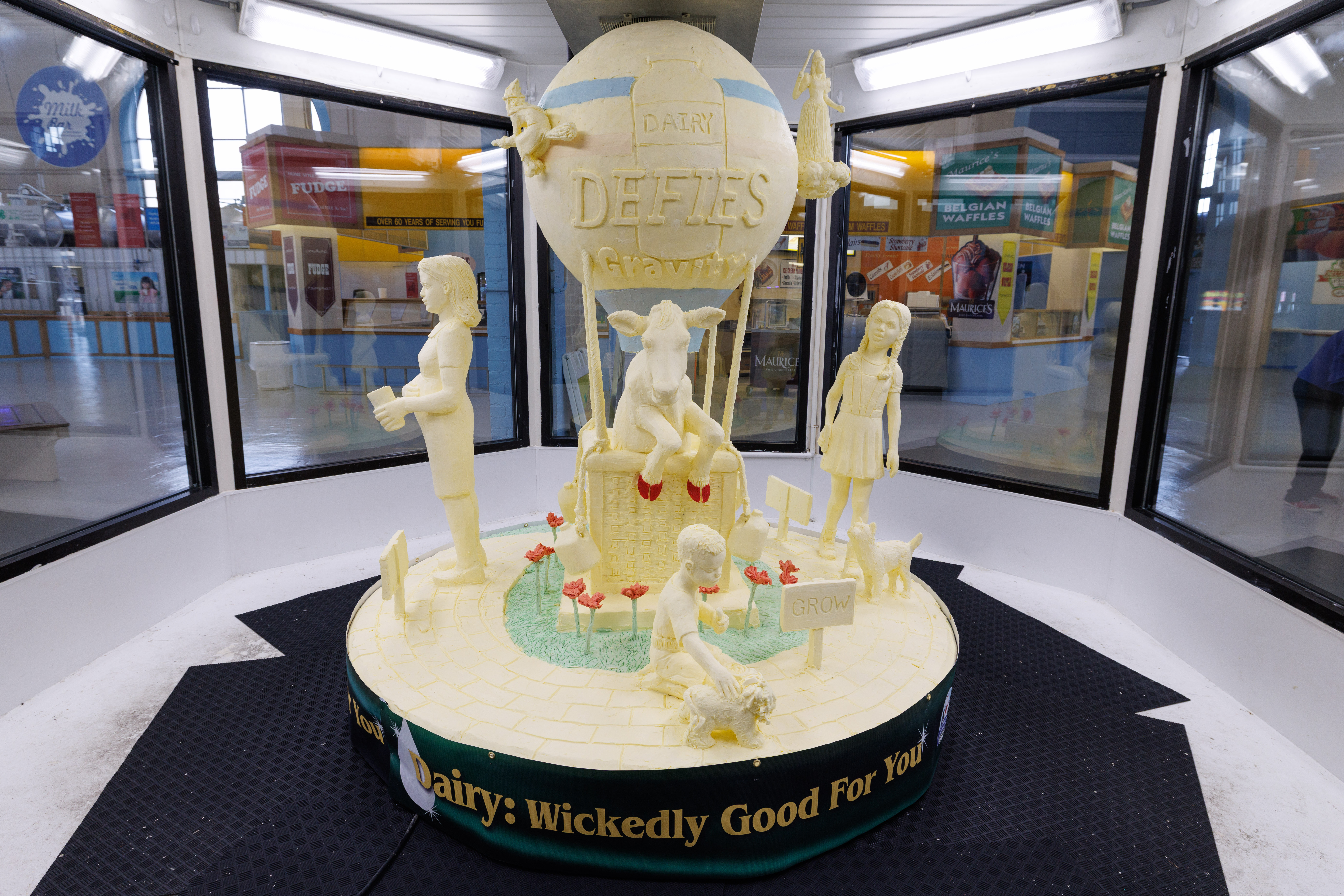 2025 New York State Fair Butter Sculputre – post reveal photos – 1