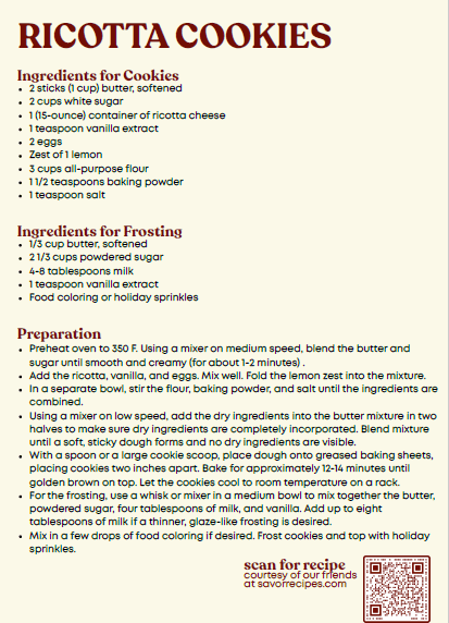 HoliDairy Magic – Retail RDN – Recipe Card – Back Image