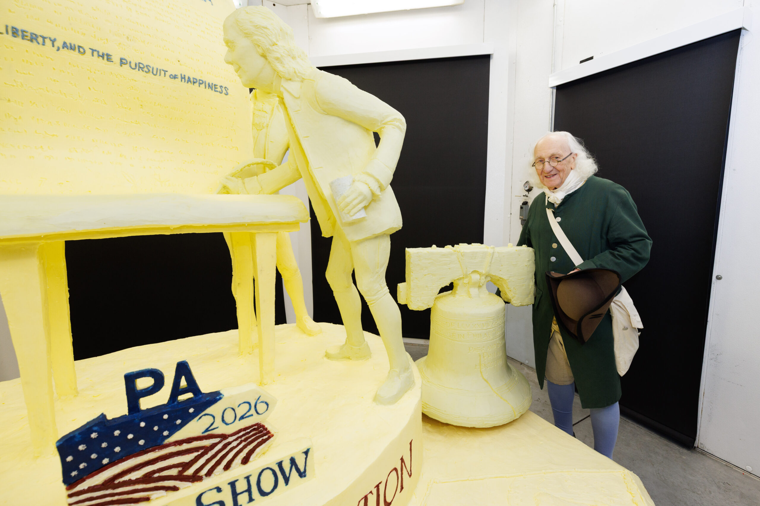 2026 PA Farm Show Butter Sculpture – Ben Franklin