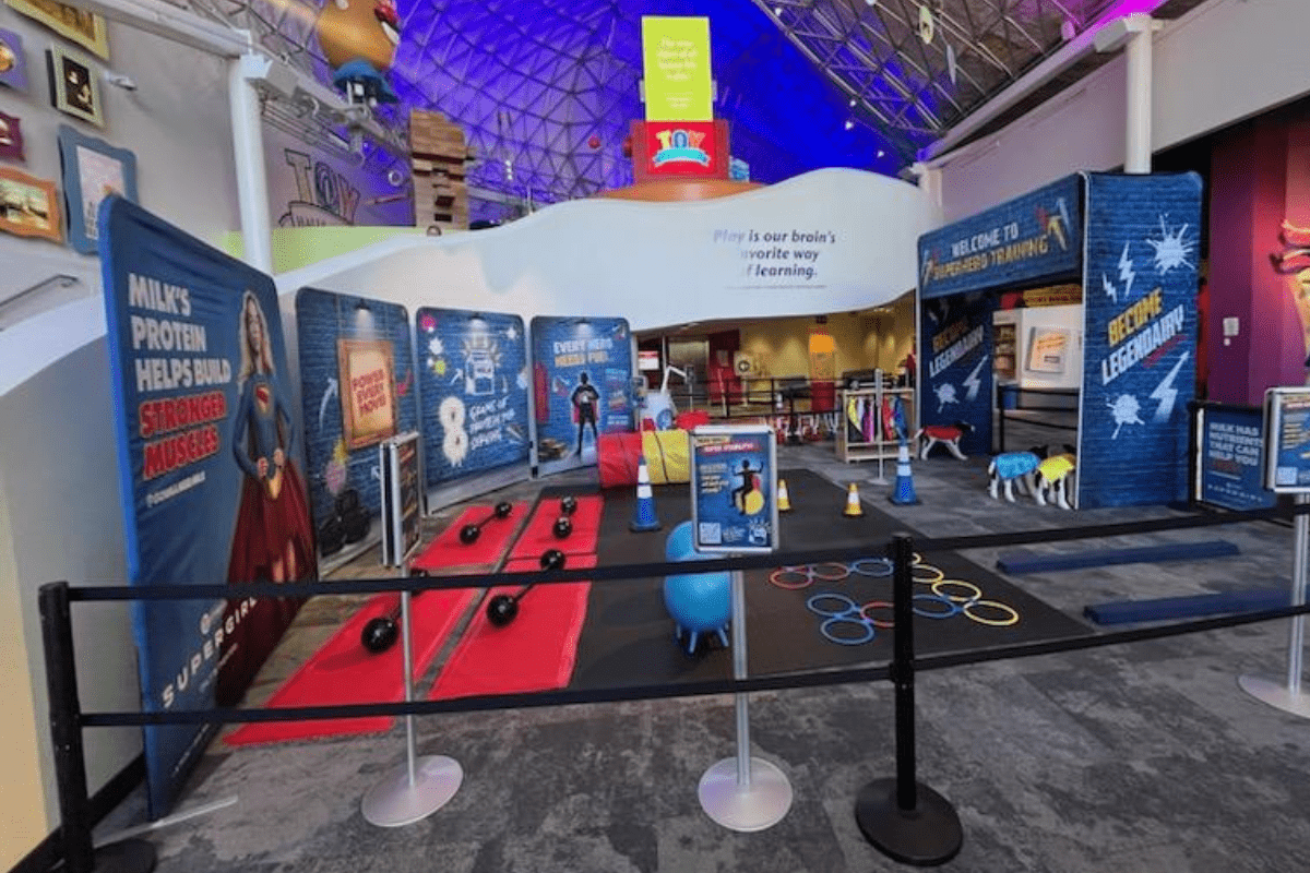 Superhero Training Experience at the Strong Shows How Milk Powers Kids’ Super Skills