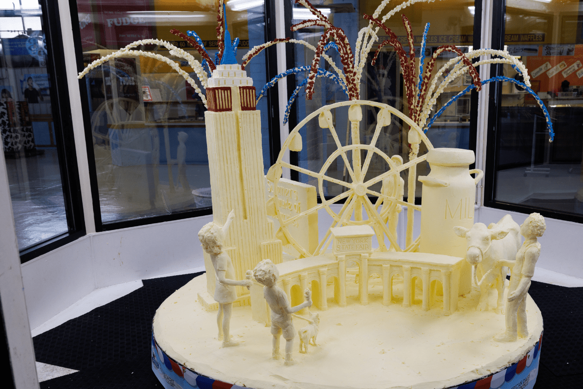 What Happens to the Butter Sculpture After the New York State Fair?